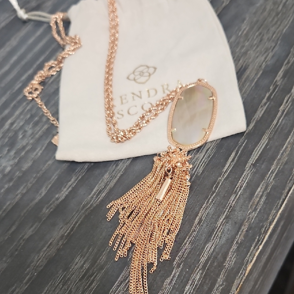 Krndra Scott Rayne Rose Gold Necklace